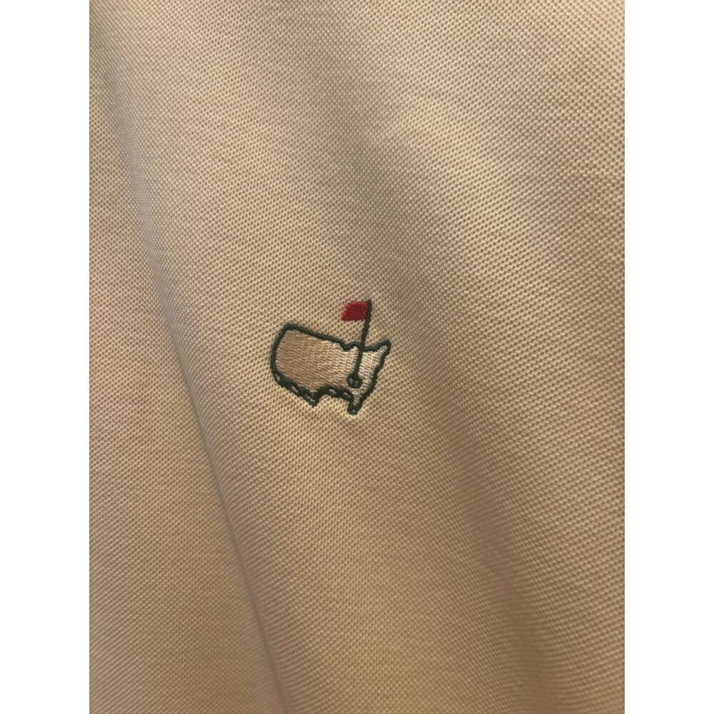 Vintage Augusta National Golf Shop Masters Yellow Polo Size Large - Picture 2 of 4